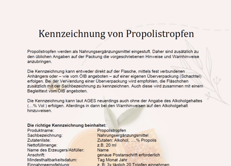 propoliskennztitel